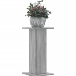 Plantestativer^Plantestativer 2 stk. - Stabilt konstrueret træ | Farve: Grå sonoma-eg | Størrelse: 30x30x60 cm
