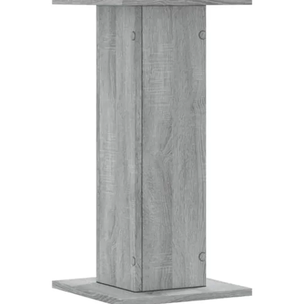Plantestativer^Plantestativer 2 stk. - Stabilt konstrueret træ | Farve: Grå sonoma-eg | Størrelse: 30x30x60 cm