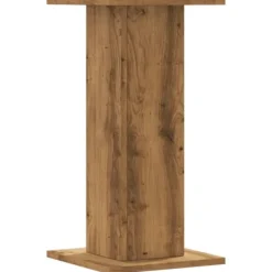 Plantestativer^Plantestativer 2 stk. - Stabilt trædesign | Farve: Egetræsfarve | Størrelse: 30x30x60 cm