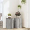 Plantestativer^Plantestativer 2 stk. - Stabilt konstrueret træ | Farve: Grå Sonoma-eg | Størrelse: 30x30x50 cm