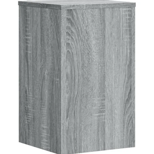 Plantestativer^Plantestativer 2 stk. - Stabilt konstrueret træ | Farve: Grå Sonoma-eg | Størrelse: 30x30x50 cm