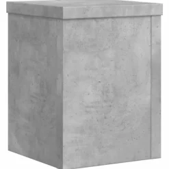 Plantestativer^Plantestativer 2 stk. - Stabilt træ design til planter | Størrelse: 15x15x20 cm | Farve: Betongrå