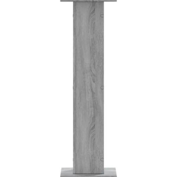 Plantestativer^Plantestativer 2 stk. - Stabilt konstrueret træ | Farve: Grå Sonoma-eg | Størrelse: 30x30x95 cm