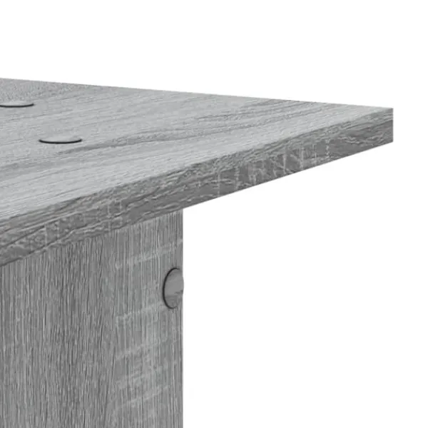 Plantestativer^Plantestativer 2 stk. - Stabilt konstrueret træ | Farve: Grå Sonoma-eg | Størrelse: 30x30x95 cm