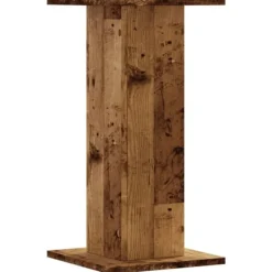 Discount Plantestativer 2 stk. i antikt træ - Slidstærk og stabil | Størrelse: 30x30x60 cm Plantestativer