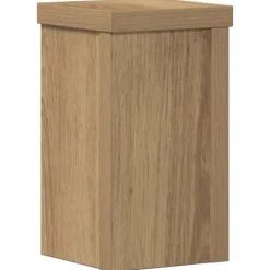 Plantestativer^Plantestativer 2 stk. i konstrueret træ - Høj kvalitet | Størrelse: 10x10x18 cm | Farve: Egetræsfarvet