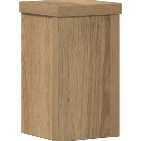 Plantestativer^Plantestativer 2 stk. i konstrueret træ - Høj kvalitet | Størrelse: 10x10x18 cm | Farve: Egetræsfarvet