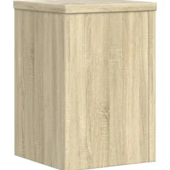 Plantestativer^Plantestativer 2 stk. i konstrueret træ - Slidstærkt & stabilt | Størrelse: 20x20x30 cm | Farve: Sonoma-eg