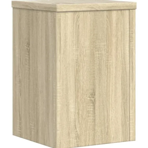 Plantestativer^Plantestativer 2 stk. i konstrueret træ - Slidstærkt & stabilt | Størrelse: 20x20x30 cm | Farve: Sonoma-eg