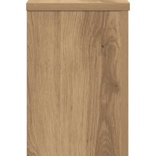 Plantestativer^Plantestativer 2 stk. i konstrueret træ - Slidstærke og stilrene | Størrelse: 20x20x30 cm | Farve: Egetræsfarvet