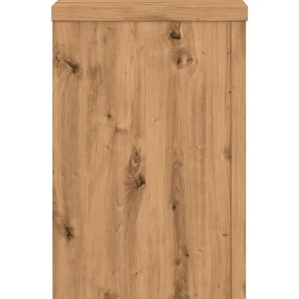 Plantestativer^Plantestativer 2 stk. i konstrueret træ - Slidstærke og stilrene | Størrelse: 20x20x30 cm | Farve: Egetræsfarvet