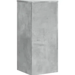 Outlet Plantestativer 2 stk. i konstrueret træ - Slidstærk design | Størrelse: 30x30x70 cm | Farve: Betongrå Plantestativer