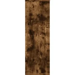 Plantestativer 2 stk. i konstrueret træ - Modern design | Størrelse: 33x33x100 cm | Farve: Røget eg Plantestativer