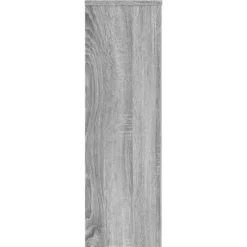 Outlet Plantestativer 2 stk. til indendørs brug - Stabilt konstrueret træ | Farve: Grå sonoma-eg | Størrelse: 25x25x80 cm Plantestativer