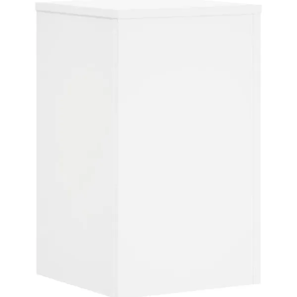 Plantestativer^Plantestativer 2 stk. til indendørs brug - Konstrueret træ | Størrelse: 30x30x50 cm | Farve: Hvid