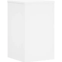 Plantestativer^Plantestativer 2 stk. til indendørs brug - Konstrueret træ | Størrelse: 30x30x50 cm | Farve: Hvid