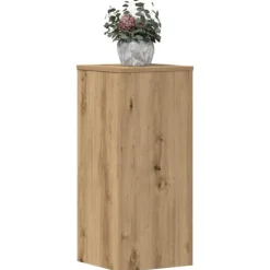 Plantestativer^Plantestativer i 2 stk. - Stabilt og slidstærkt funktionelt design | Størrelse: 30x30x70 cm | Farve: Egetræsfarvet
