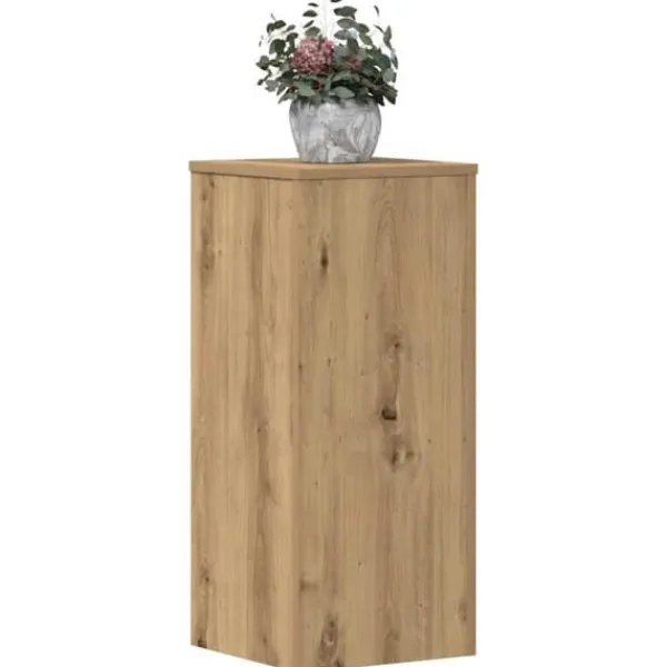 Plantestativer^Plantestativer i 2 stk. - Stabilt og slidstærkt funktionelt design | Størrelse: 30x30x70 cm | Farve: Egetræsfarvet