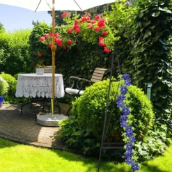 Planteunderstøttelse Obelisk, 132x36x34 cm, Sort Krukker & Plantebeholdere