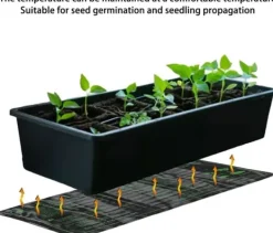 Hot Plantevarmepude 220V-240V 30W 6-trins termostat PVC silikone varmepude til planteisolering om vinteren Kit Til Plante- & Urtedyrkning