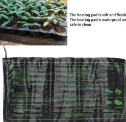 Hot Plantevarmepude 220V-240V 30W 6-trins termostat PVC silikone varmepude til planteisolering om vinteren Kit Til Plante- & Urtedyrkning
