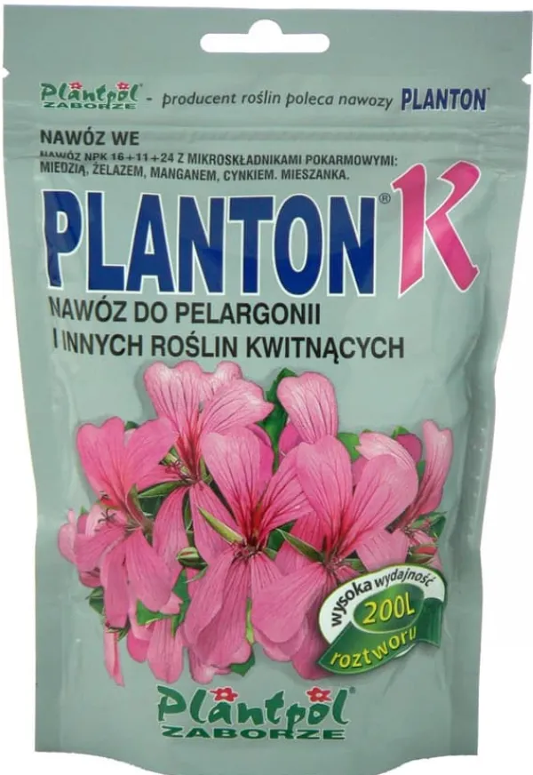 Gødningsmidler^PLANTON K Multikomponentgødning til pelargonier og blomstrende planter 200 g