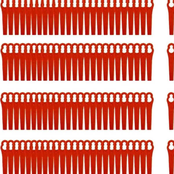 Online Plastreserveknive, 50/100 stk. plæneklipperknive, plastplæneklipperknive, plastplæneklipperknive til have- og kanttrimmere Havemaskiner