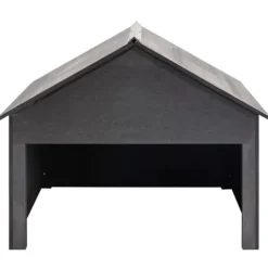 Skure, Garager & Carports^Plæneklipperskur 80x80x70 cm WPC grå - Skur Til Plæneklipper - Skure Til Plæneklippere - Home & Living