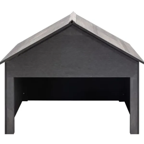 Skure, Garager & Carports^Plæneklipperskur 80x80x70 cm WPC grå - Skur Til Plæneklipper - Skure Til Plæneklippere - Home & Living
