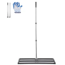Sale Plæneudjævner - Plæneudjævningsrive - Justerbart Håndtag 213 cm - Plade 91 x 25 cm - Kraftig Stål - Rustbestandig - Arbejdsbesparende - Til Golfgreen | CDON Haveværktøj