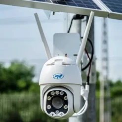 Sikkerhedsmonitorer & Videokameraer^Pni Cámara Seguridad Con Panel Solar Ip60 Hvid