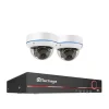 Sikkerhedsmonitorer & Videokameraer^POE Kamera System, H265 Komprimering, Vandalismesikker Design, , 8CH NVR 2 Cameras, 3T（户外运动）