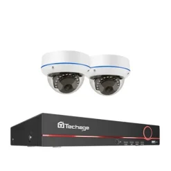 Sikkerhedsmonitorer & Videokameraer^POE Kamera System, H265 Komprimering, Vandalismesikker Design, , 8CH NVR 2 Cameras, 3T(户外运动)