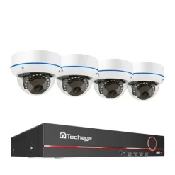 Best POE NVR CCTV-system, 5MP indendørs dome audio IP-kamera, fjernvideo sikkerhed., , None, 8CH NVR and 4 Camera Sikkerhedsmonitorer & Videokameraer