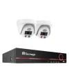 Sikkerhedsmonitorer & Videokameraer^POE Sikkerhedskamera System, 4K Opløsning, Ansigtsgenkendelse, , 3T（户外运动）, 8CH 2pcs 5MP Camera