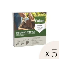 Hot Pokon pottemuld Kompakt - Kokosjord - Hus og have - 50 liter Jord & Sand