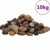 Outlet Polerede småsten til akvarium og dekoration - Flerfarvet | Vægt: 10 kg | Størrelse: 2-5 cm Havesten & Trædesten