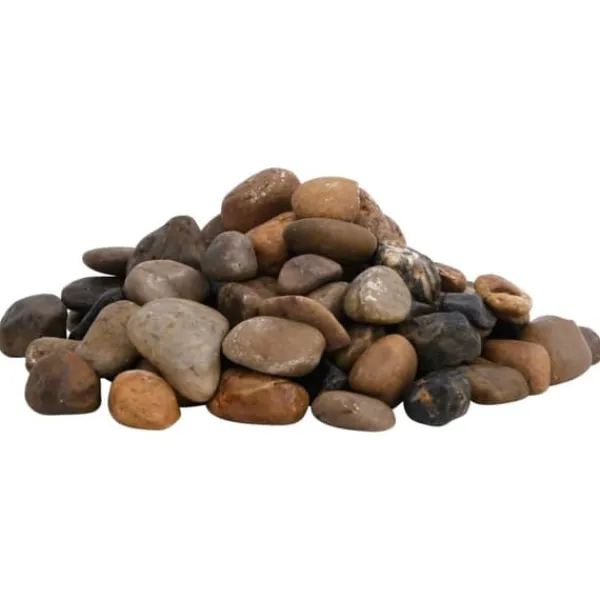 Outlet Polerede småsten til akvarium og dekoration - Flerfarvet | Vægt: 10 kg | Størrelse: 2-5 cm Havesten & Trædesten