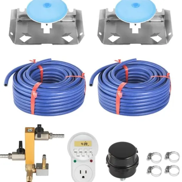 Springvand & Damme^Pond belufter med 3/4 HK samt 2x100' rør og 2x10" diffusorer til optimal iltning af søer.