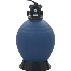 Pool- & Spatilbehør^Pool & spa – filtre - Living sandfilter til pool multiventil med 6 indstillinger 560 mm blå