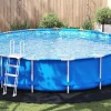 Pool- & Spatilbehør^Pool Bundark Ø 610 cm - Slidstærkt Polyester geotekstil | Farve: Sort