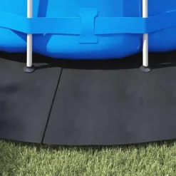 Pool- & Spatilbehør^Pool Bundark i sort Ø 458 cm - Polyester geotekstil til sikkerhed & stil | Farve: Sort | Størrelse: Ø 458 cm