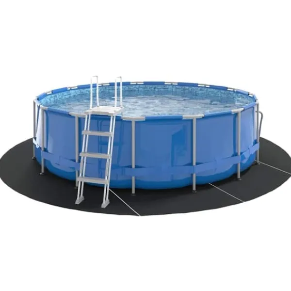 Pool- & Spatilbehør^Pool Bundlag i Polyester Geotekstil | Ø 458 cm | Farve: Sort
