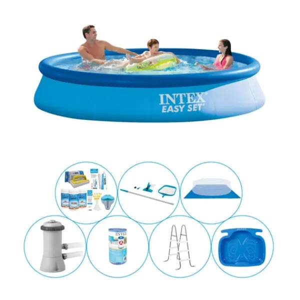 Outlet Pool bundt - 8 stk - Intex Easy Set Rund 366x76 cm Pooler