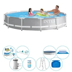 New Pool bundt - Intex Prisme Ramme Rund 366x76 cm Pooler