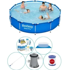 Bestway Pooler^Pool combo tilbud - Steel Pro 366x76 cm