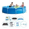 Discount Pool Comfort Pakke - Intex Metalramme Rund 305x76 cm Pooler