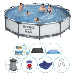 Best Pool med tilbehør - Steel Pro MAX 366x76 cm Pooler