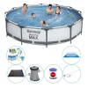 Bestway Pool- & Spatilbehør^Pool Pack - Steel Pro MAX 366x76 cm