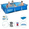 Bestway Pooler^Pool plus tilbehør - Steel Pro Rectangular 300x201x66 cm